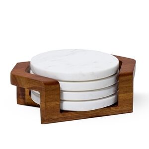NEW! Nambe Chevron Coaster Set